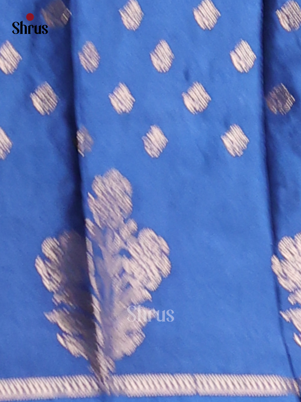 Blue - NorthSilk Cotton Saree