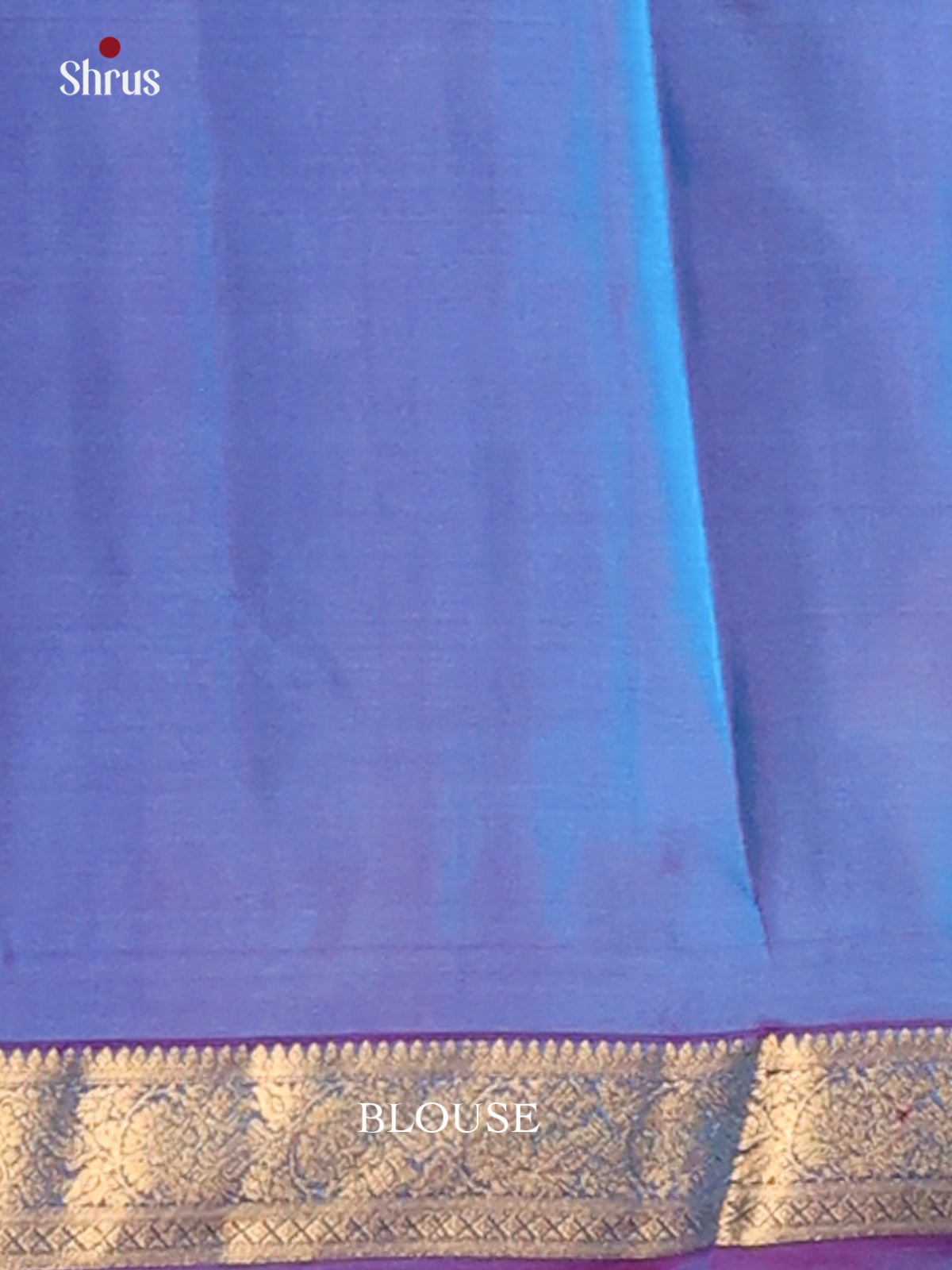 Green & Blue Kanchipuram silk Saree gleams with criss cross checked pallu - Shop on Shrus.com