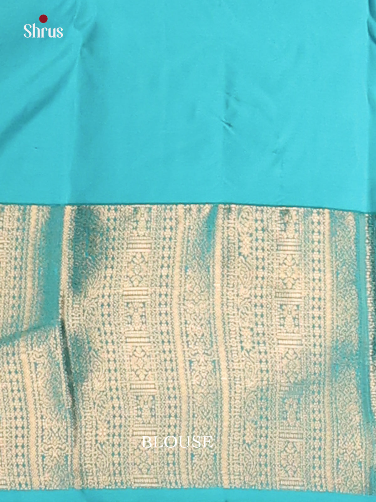 Celestial Sky blue single tone Kanchipuram silk Saree with splendid brocade pallu