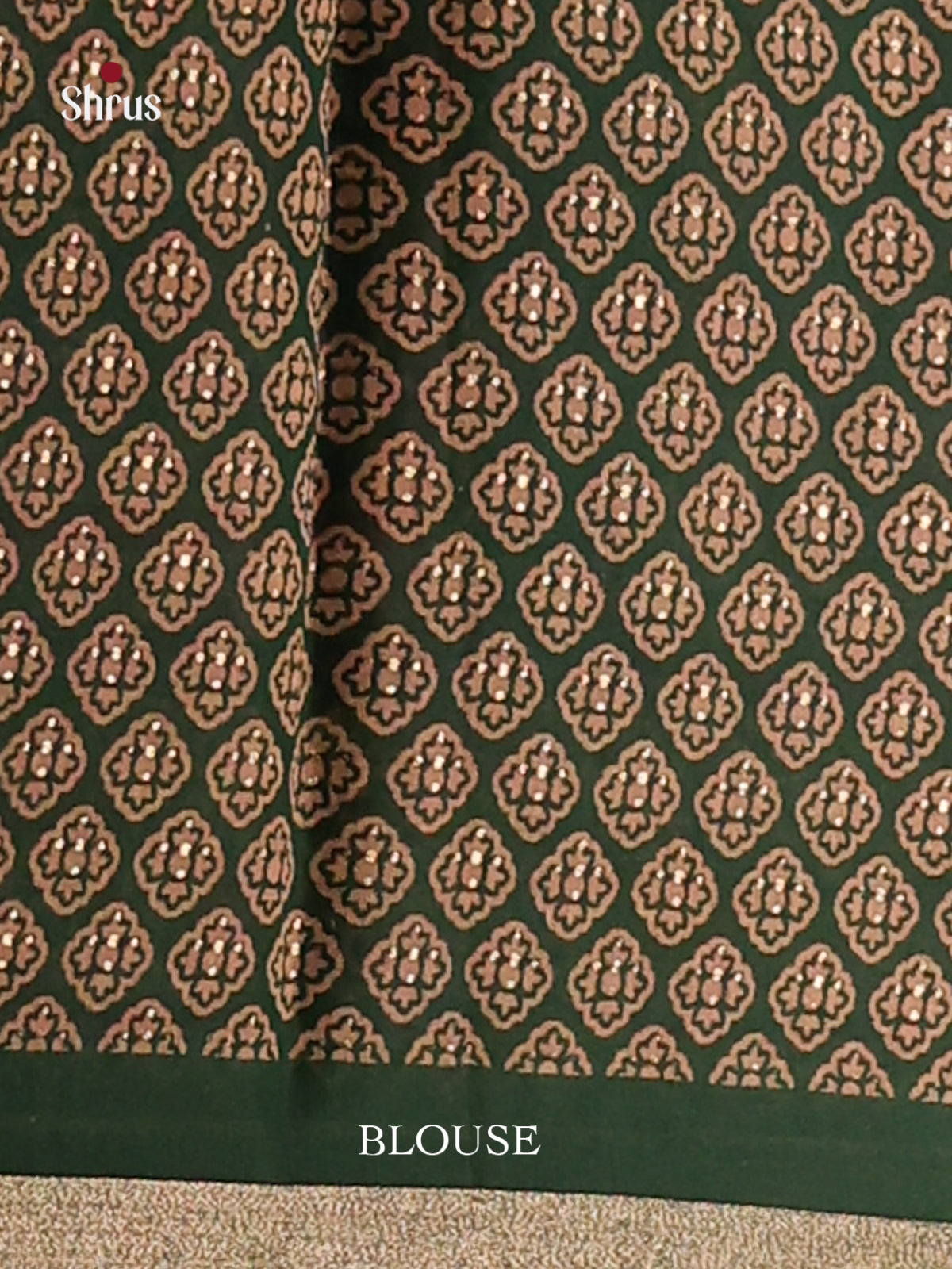 DFS14068 - Semi Chanderi Saree - Shop on Shrus.com