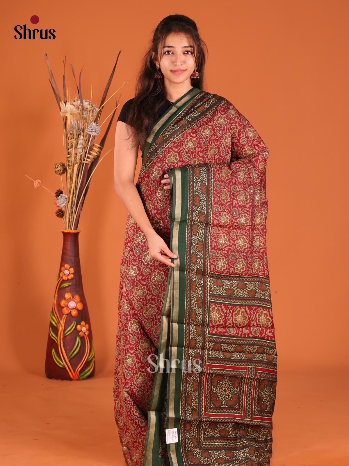 DFS14069 - Semi Chanderi Saree