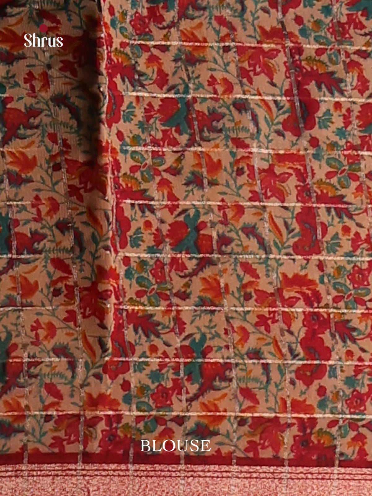 DFS14077 - Semi Chanderi Saree - Shop on Shrus.com