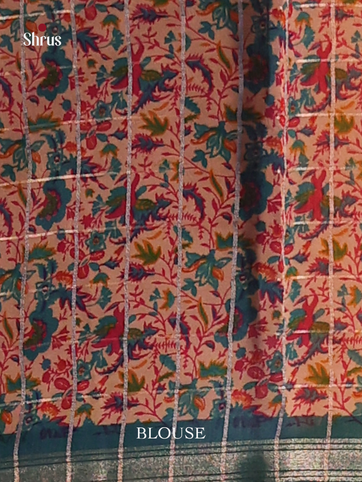 DFS14078 - Semi Chanderi Saree - Shop on Shrus.com