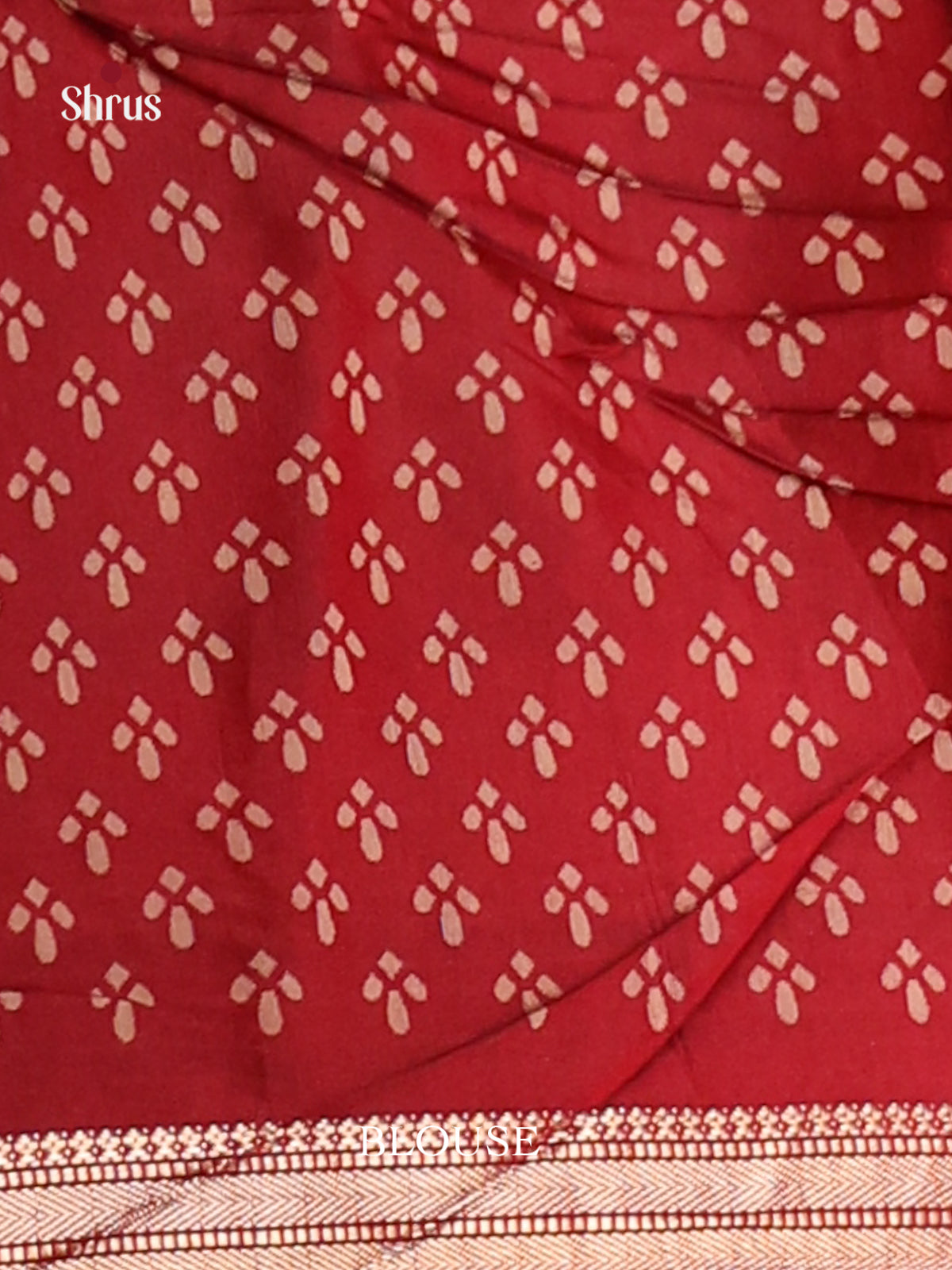 DFS14083 - Semi Chanderi Saree - Shop on Shrus.com