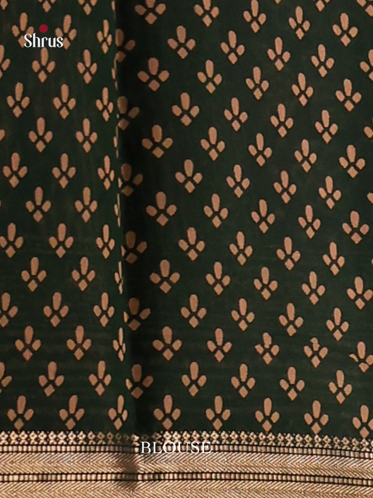 DFS14084 - Semi Chanderi Saree - Shop on Shrus.com