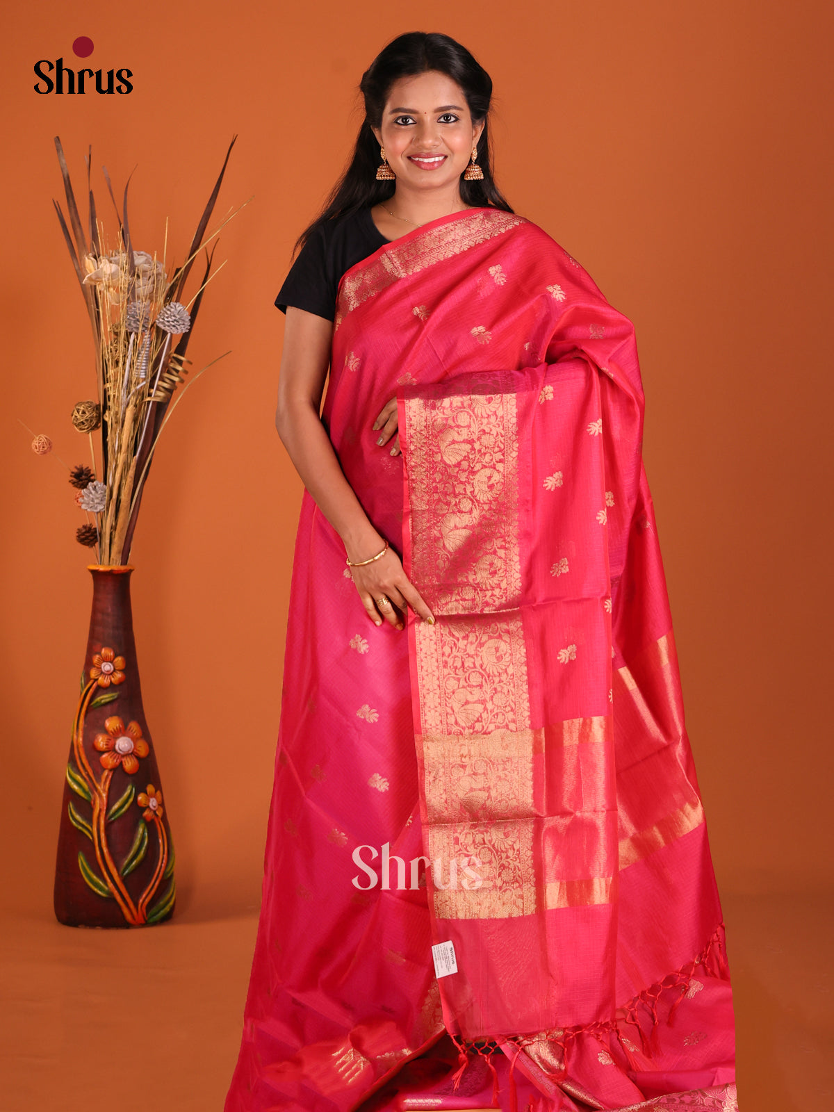 Pink - Semi Kota Saree