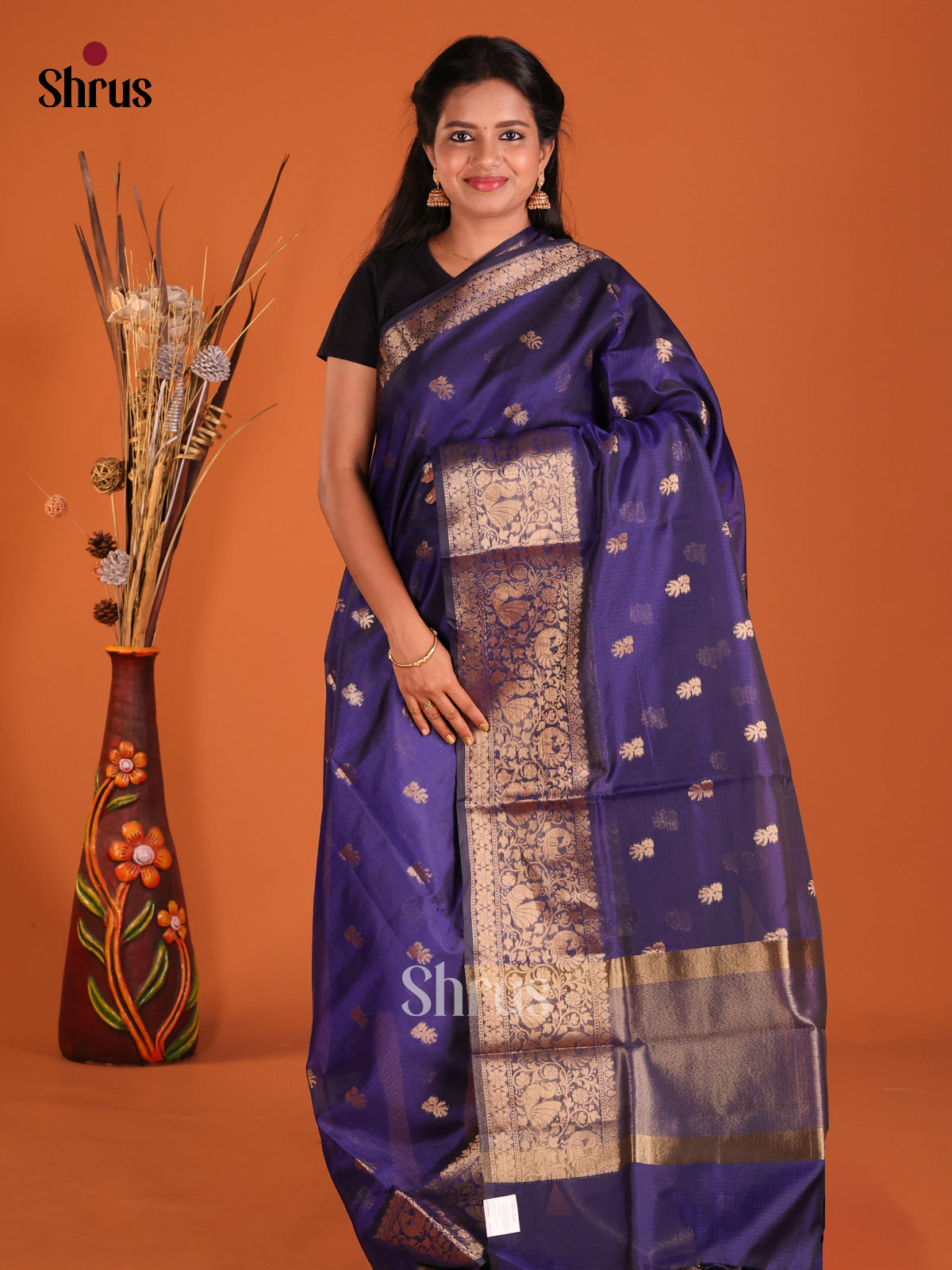Blue - Semi Kota Saree