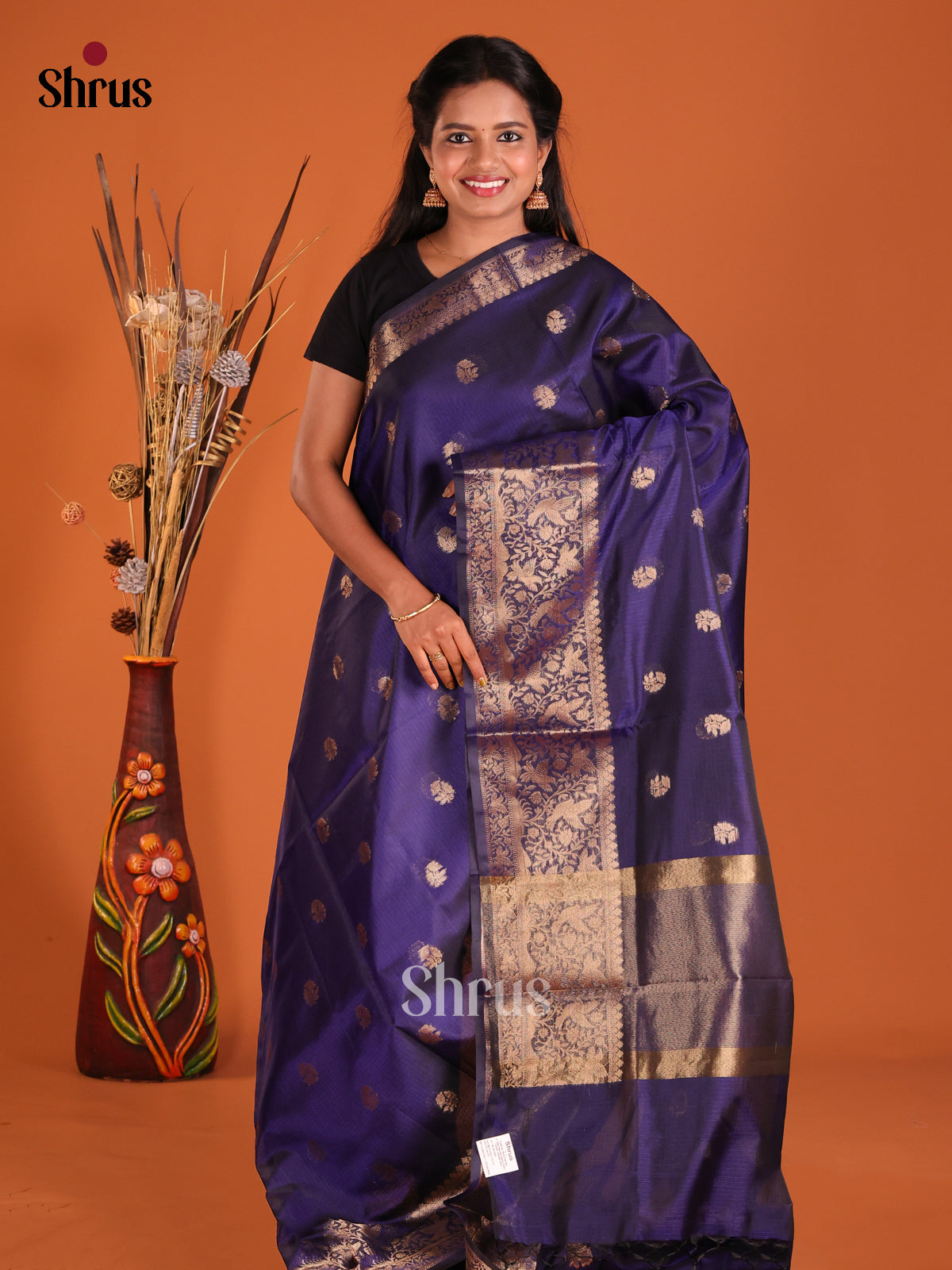 Blue - Semi Kota Saree