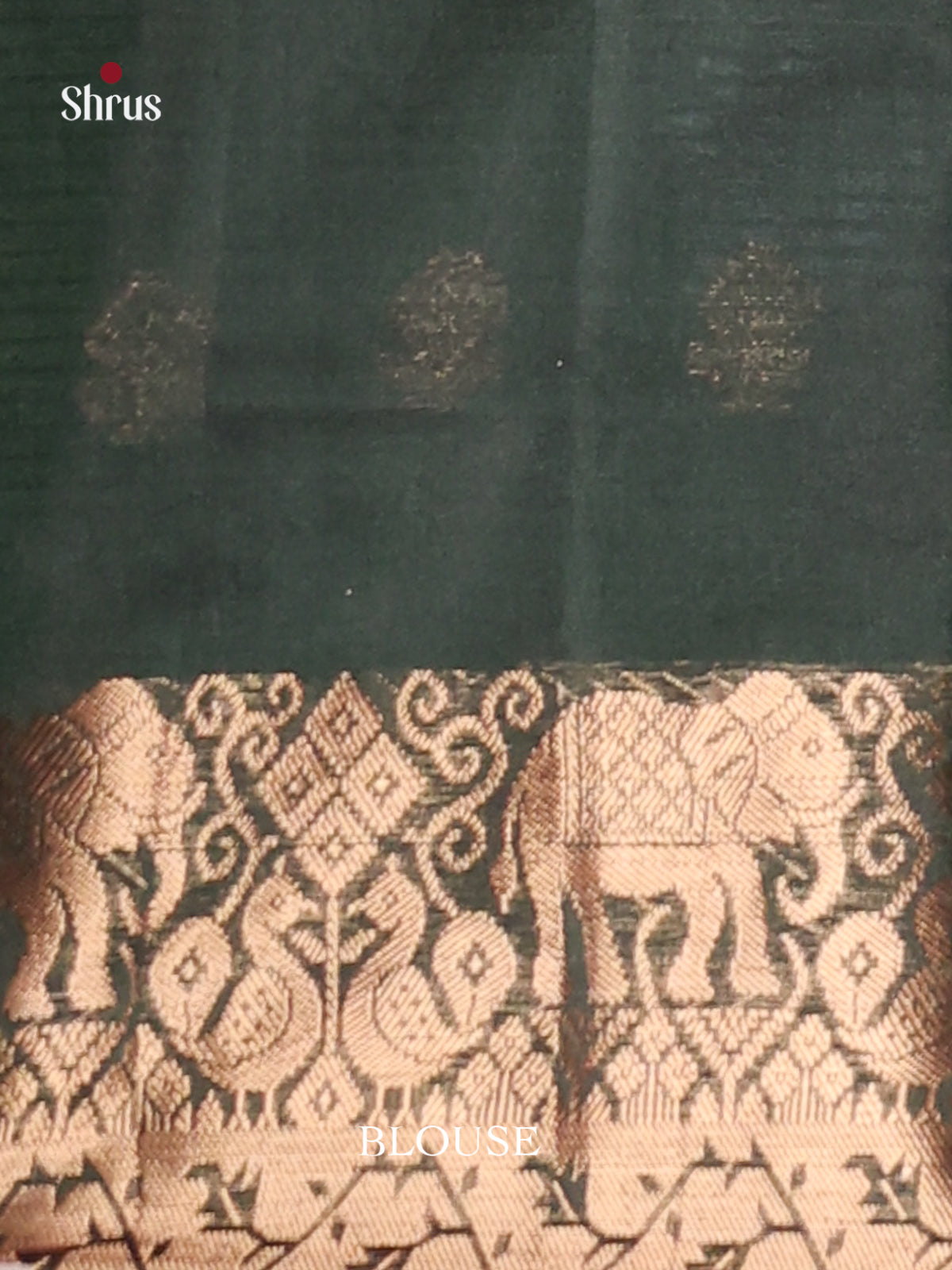 Green - Semi Kota Saree - Shop on Shrus.com