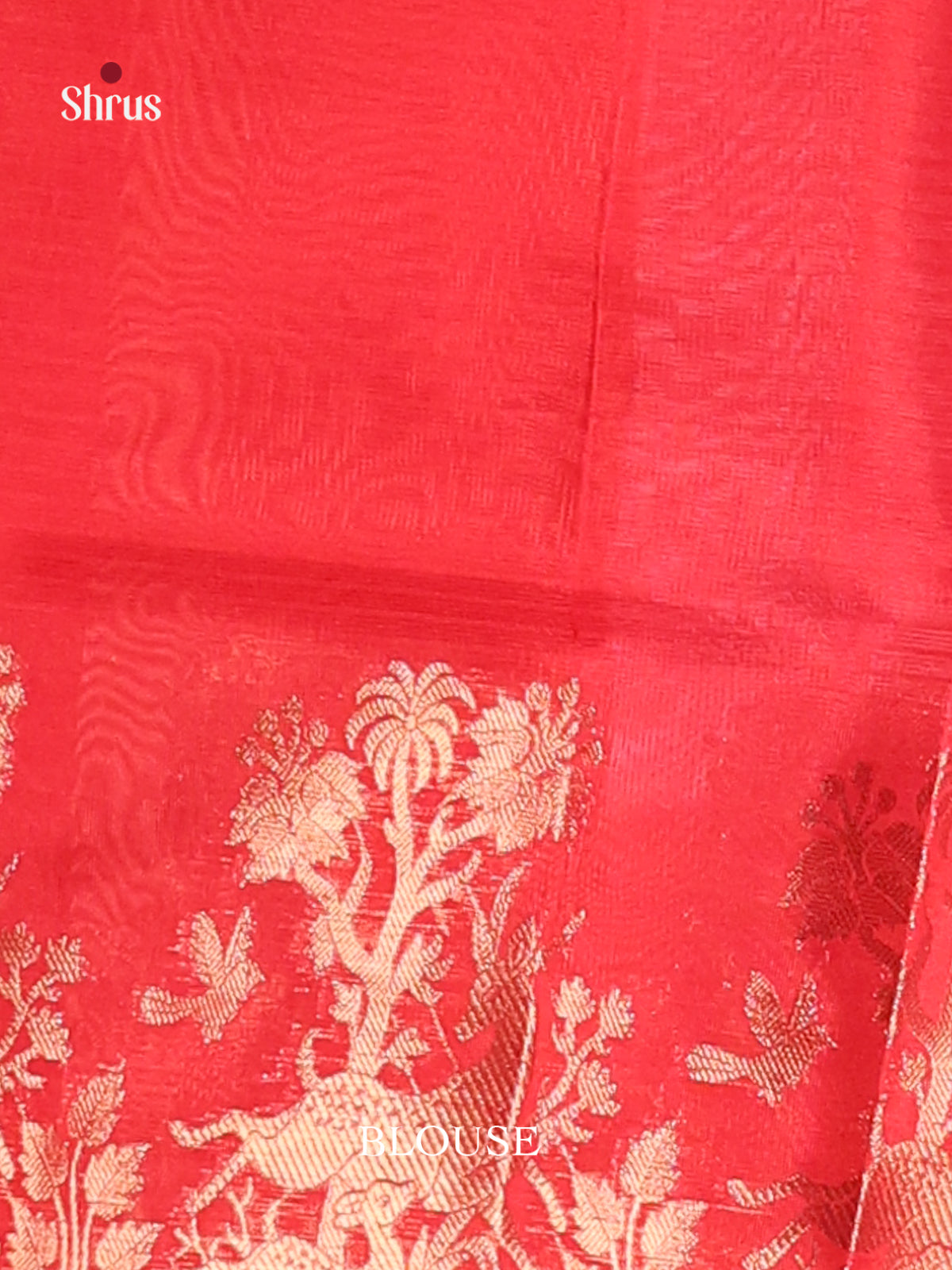 Red - Semi Kota Saree - Shop on Shrus.com