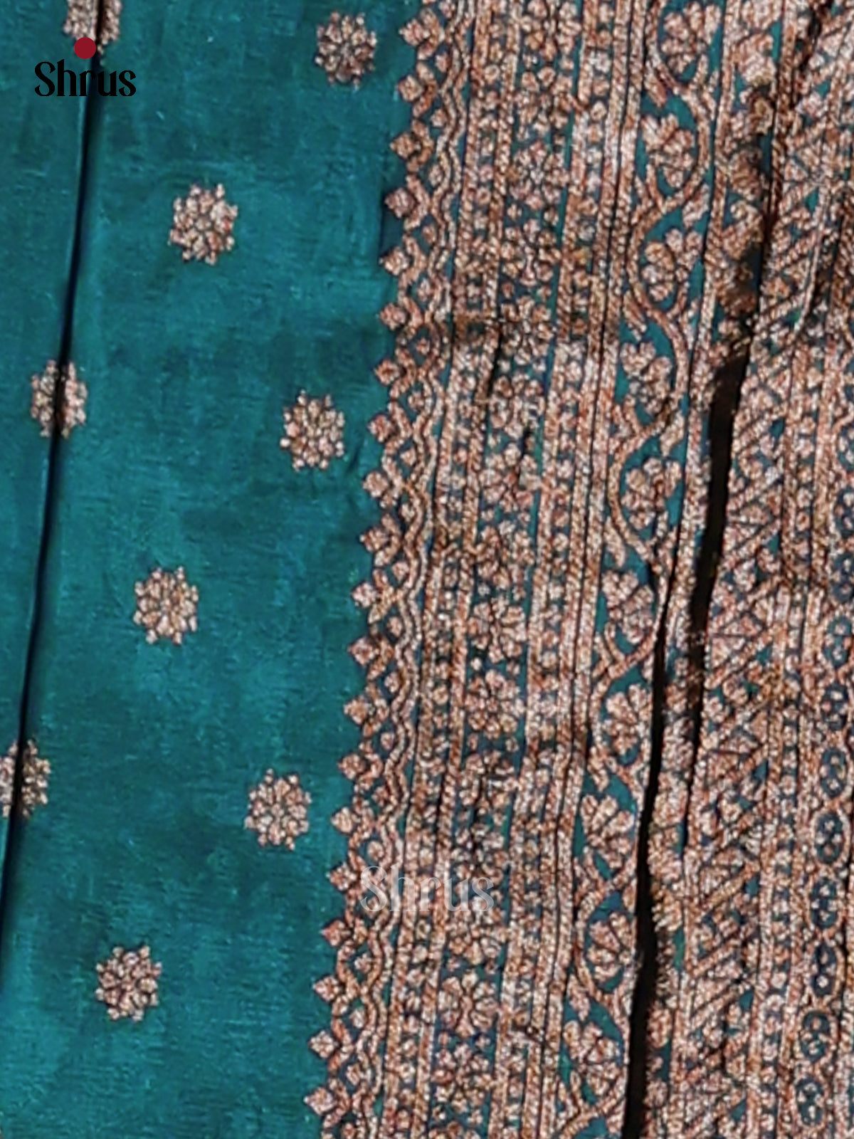 Blue - Semi Georgette Saree