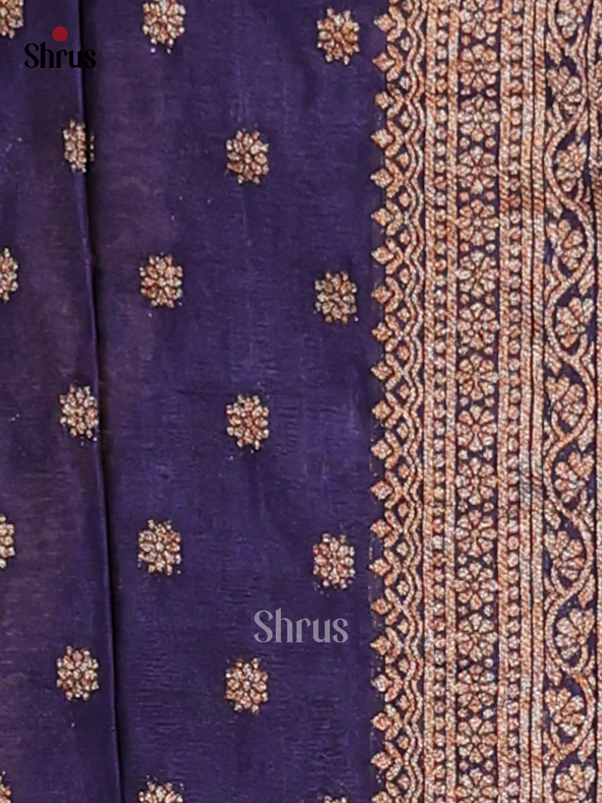 Blue - Semi Georgette Saree