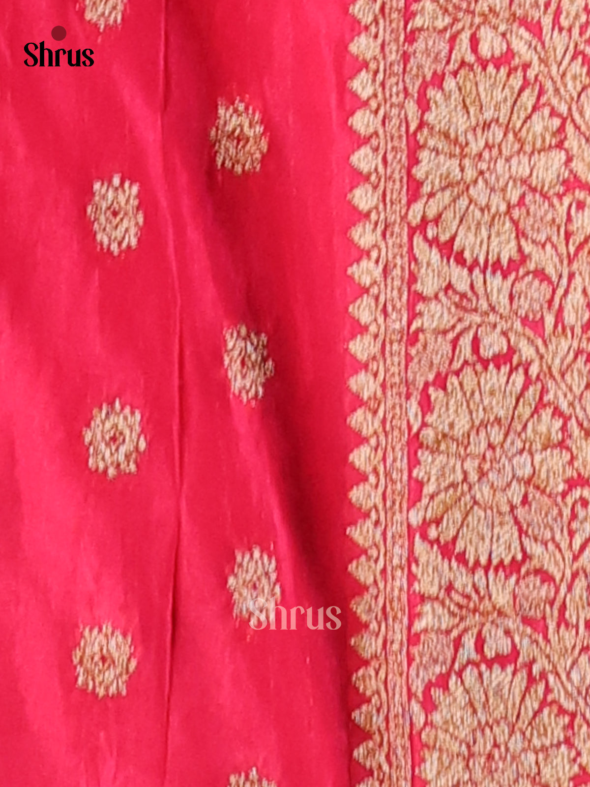 Pink - Semi Georgette Saree