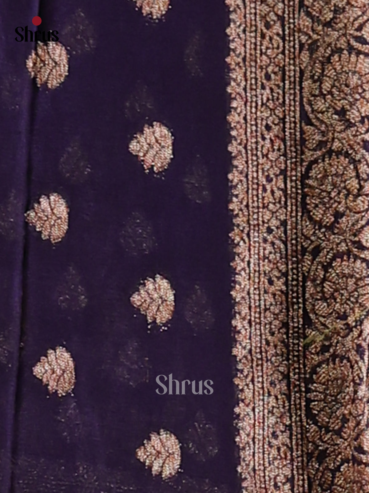 Blue- Semi Georgette Saree