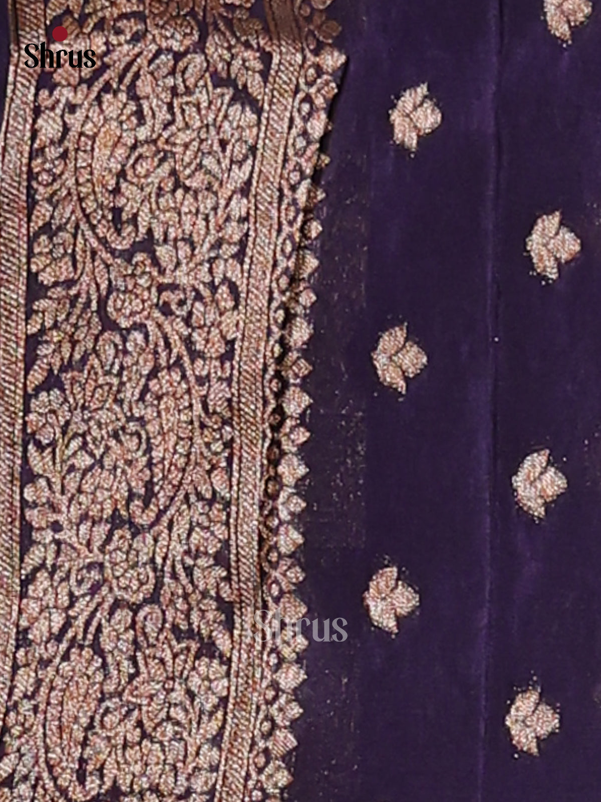 Blue(Single Tone) - Semi Georgette Saree