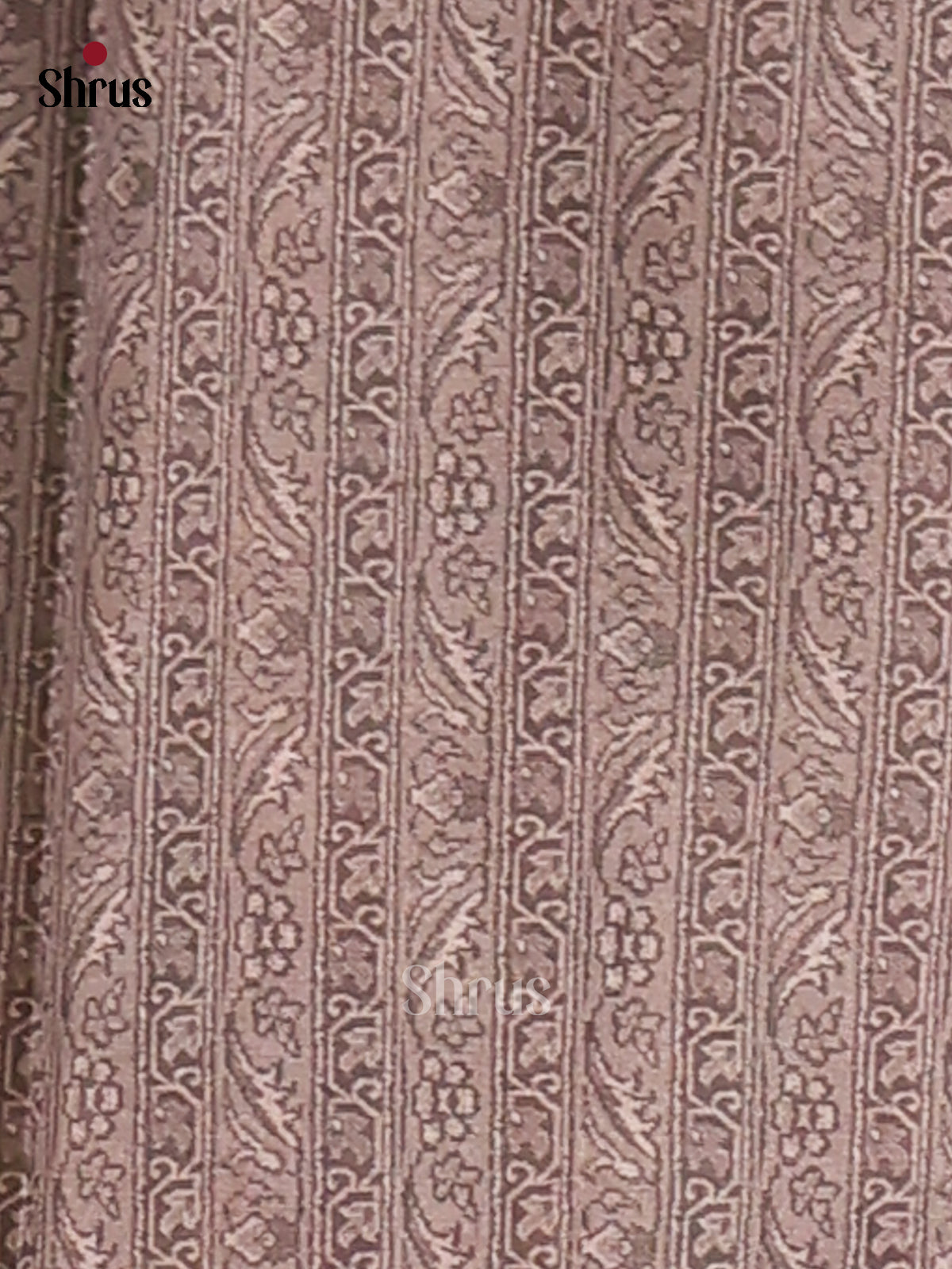 Dusty Pink - Butter silk Saree - Shop on Shrus.com