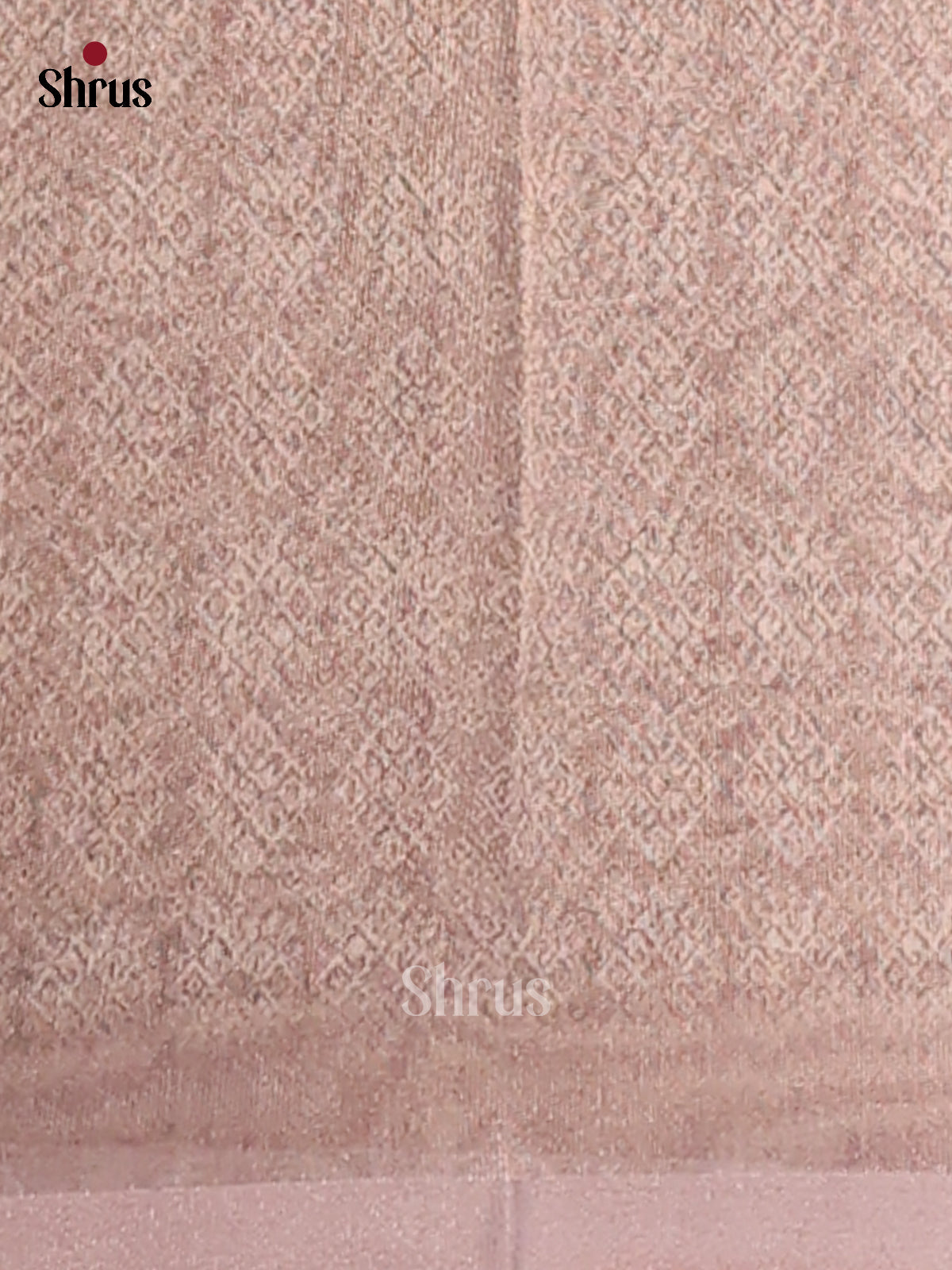 Blue - Semi Tissue Print Saree