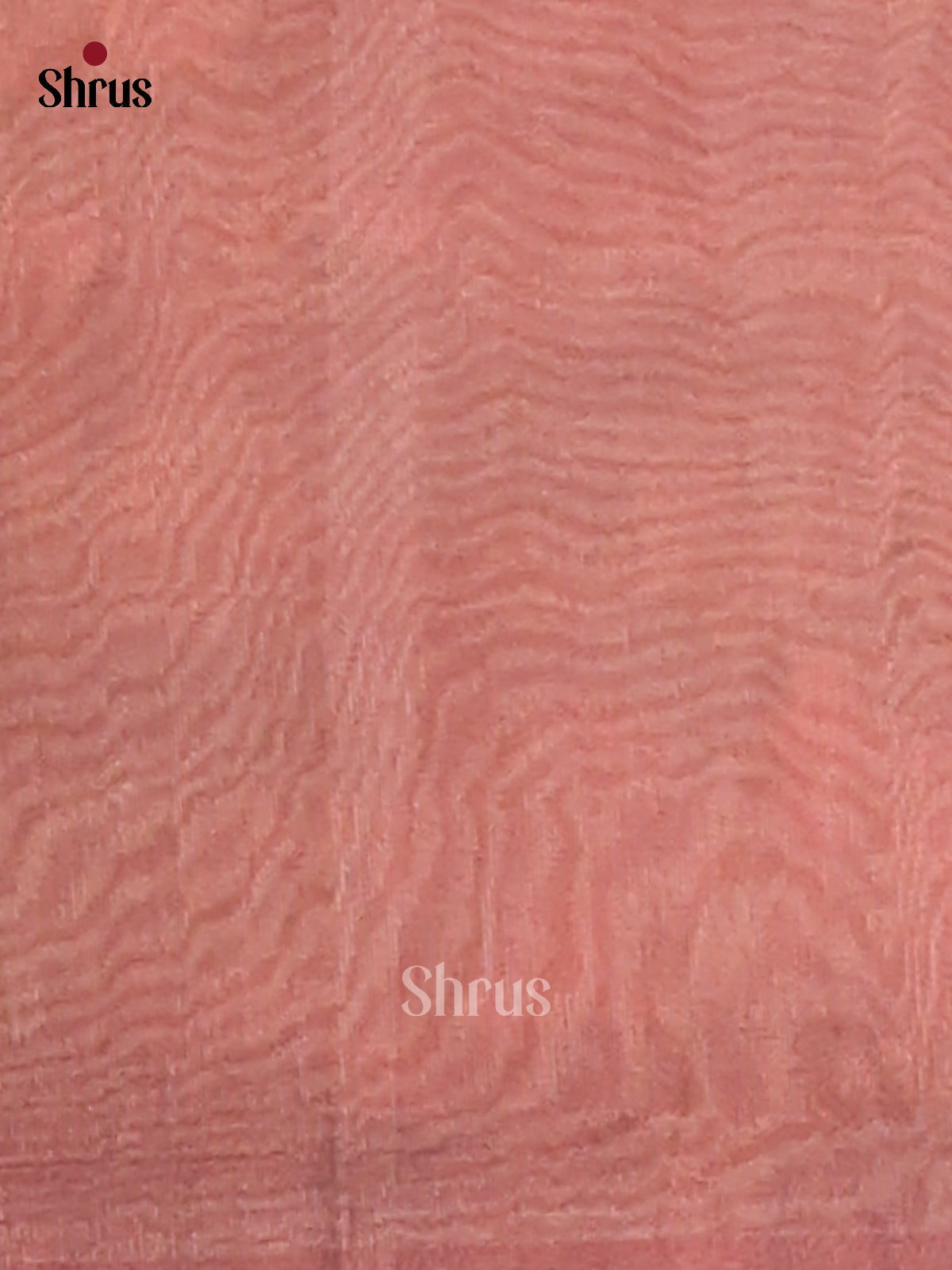 Dusty Pink & Brown - Semi Tissue Print Saree