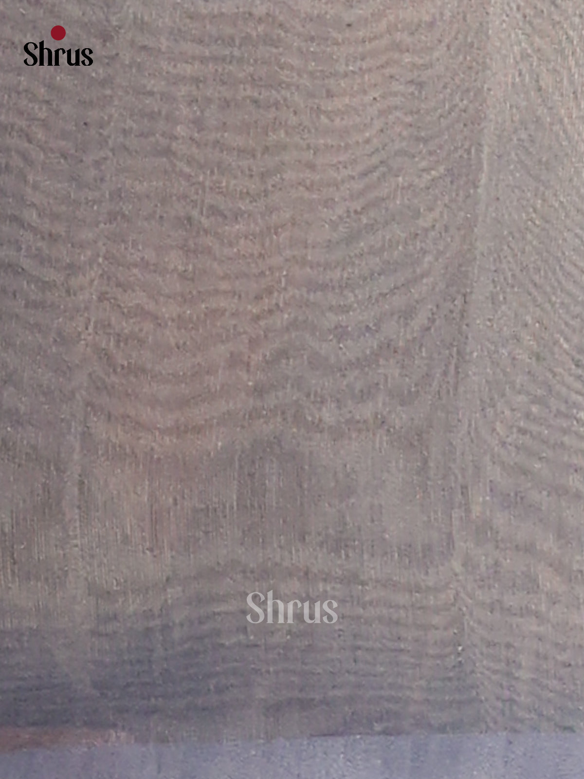 Cream & Blue - Semi Tissue Print Saree