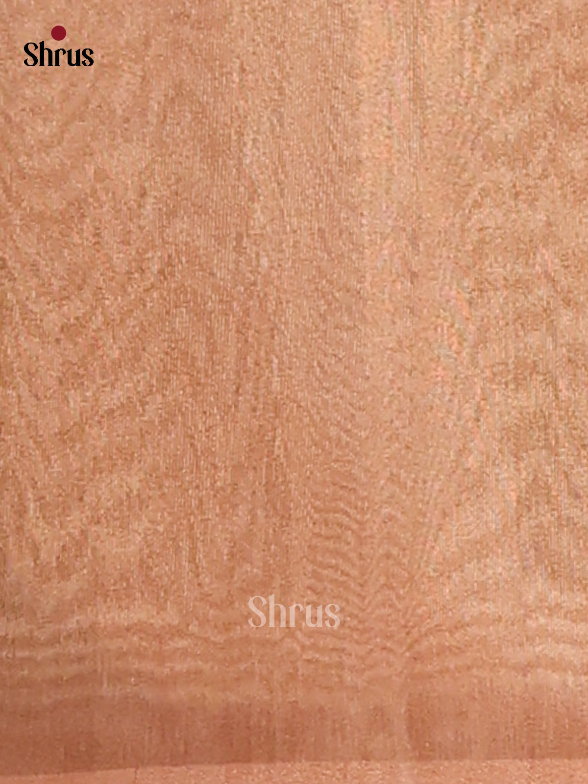 Dusty Brown - Semi Tissue Print Saree