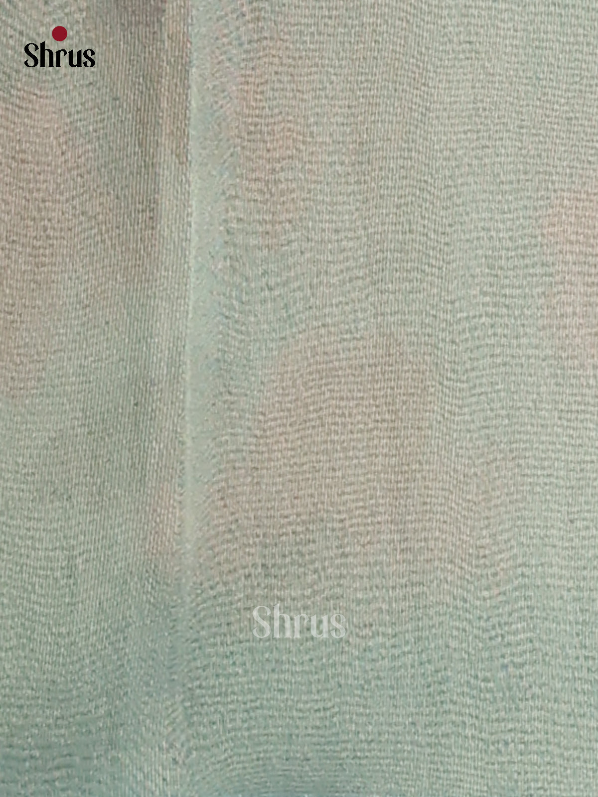 Ice Blue - Semi Tissue Print Saree