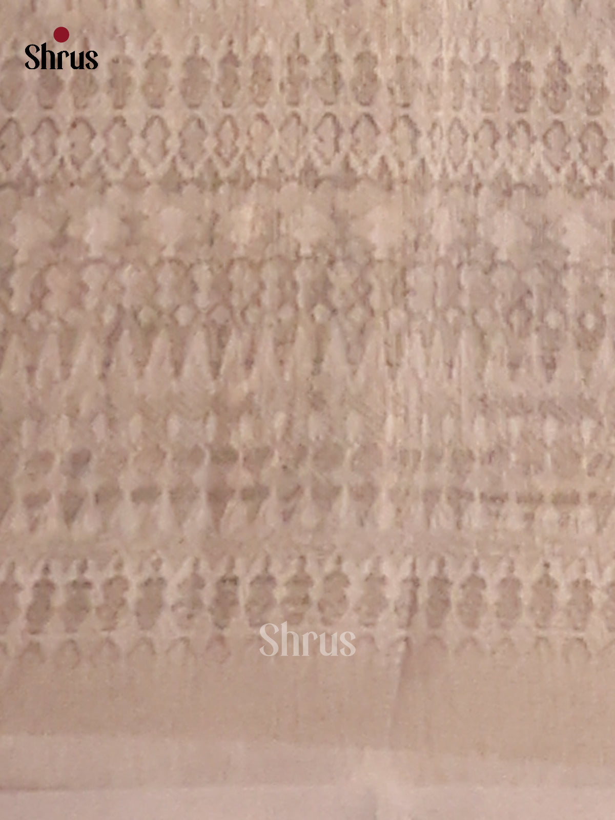 Lavender & Grey- Semi Tissue Print Saree