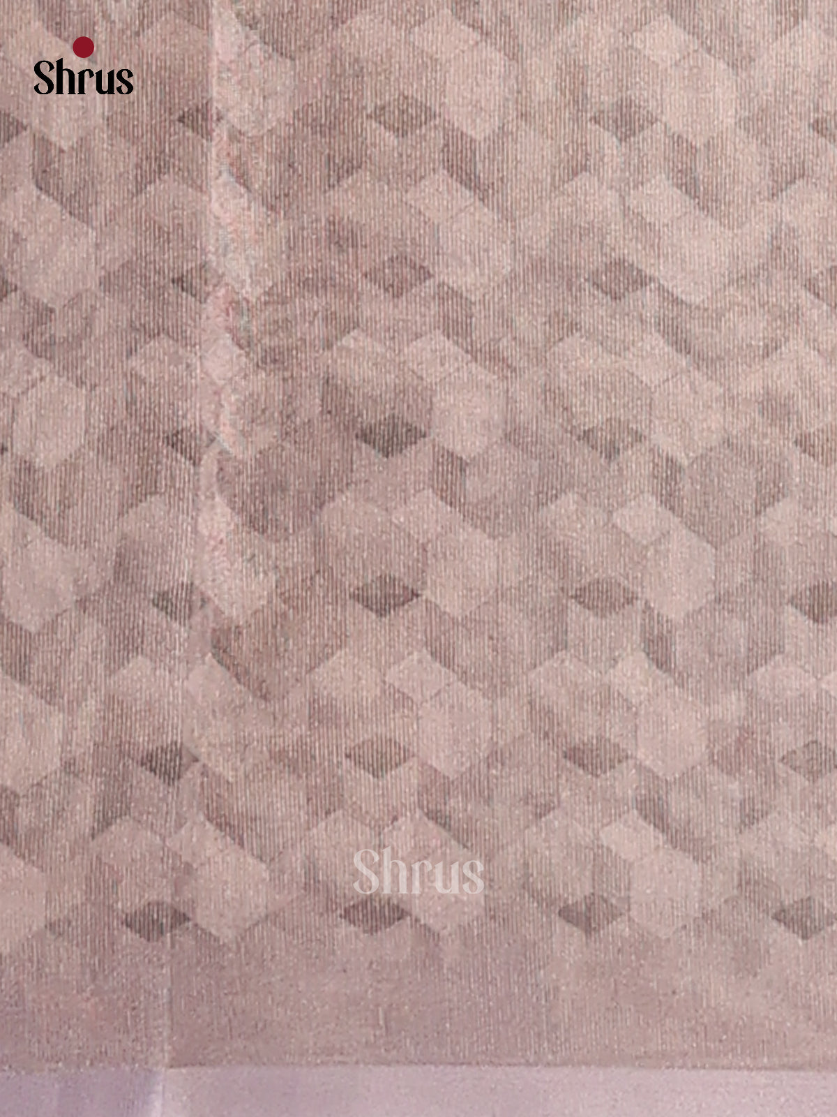 Grey & Lavender- Semi Tissue Print Saree