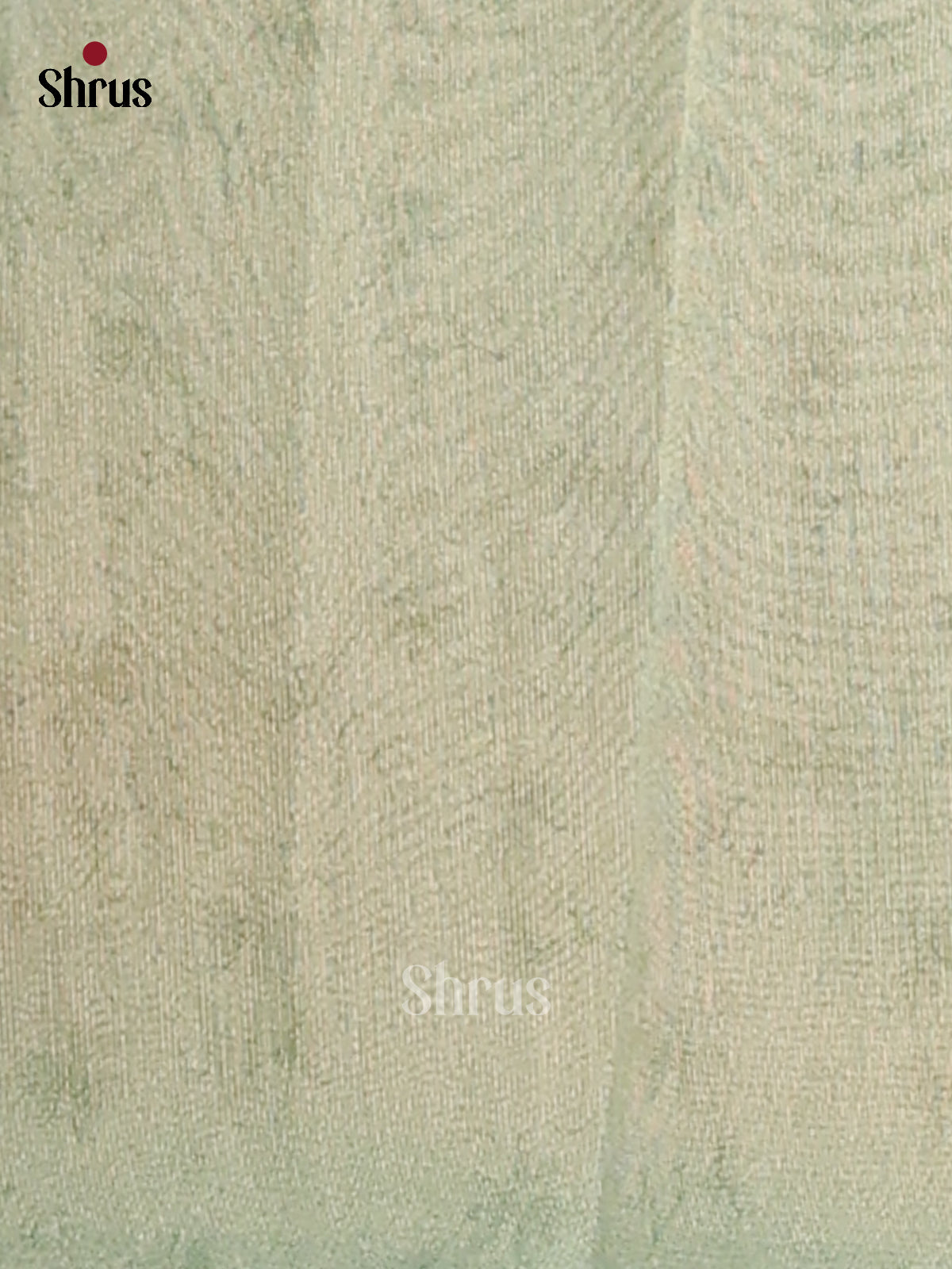 Ice Green - Semi Tissue Print Saree - Shop on Shrus.com