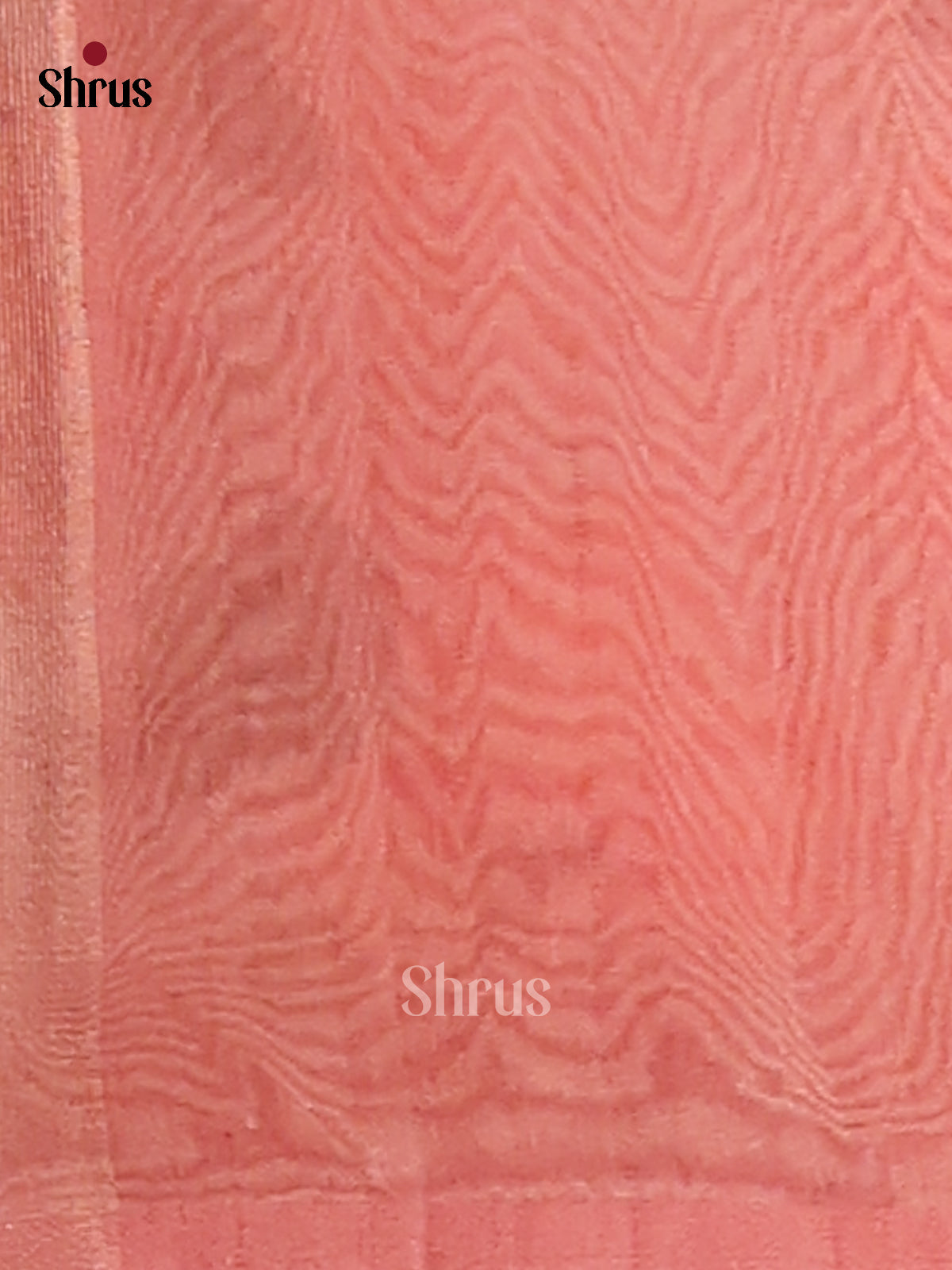 Pink - Semi Tissue Print Saree