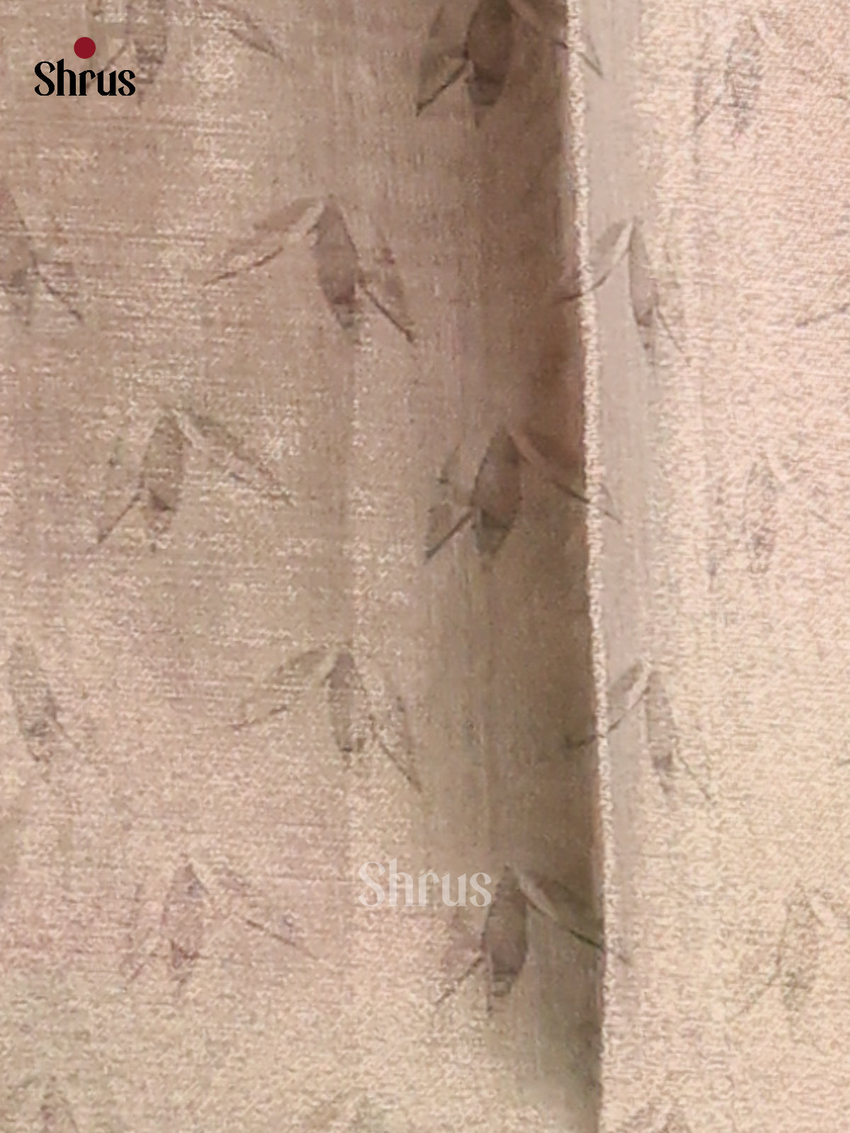 Green & Pink - Semi Tissue Print Saree