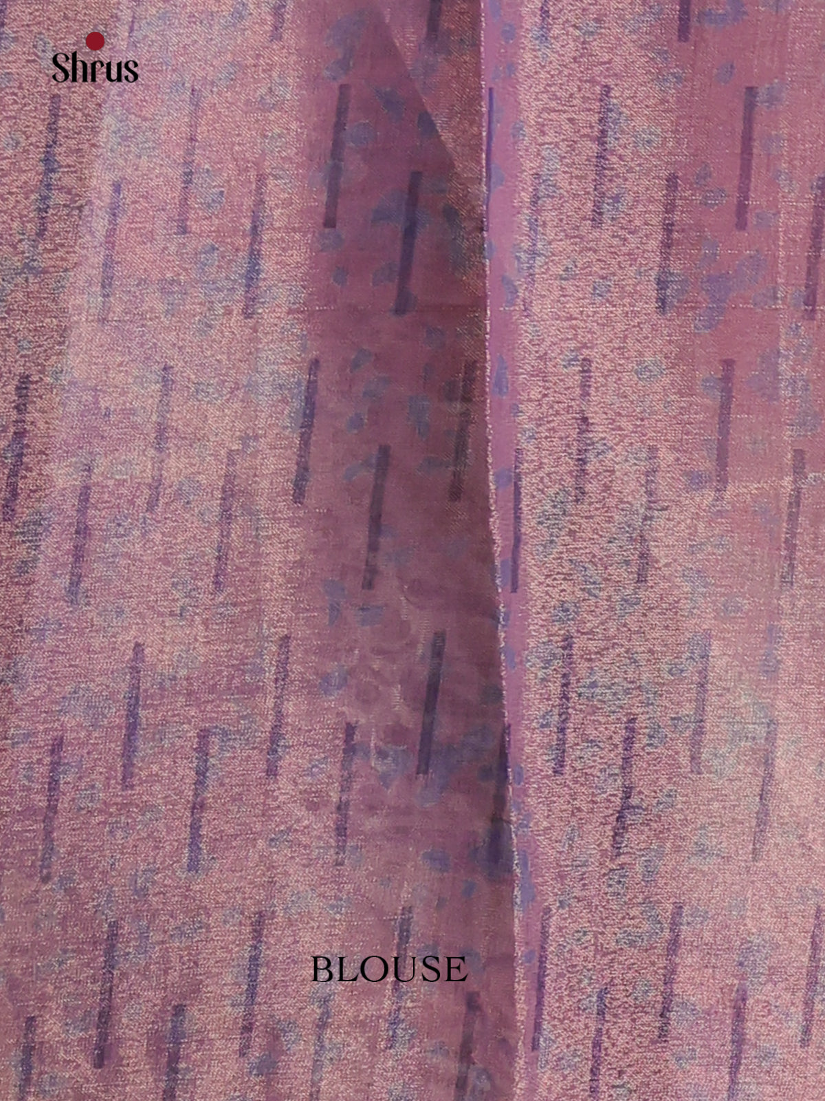 Lavender - Semi Tissue Print Saree