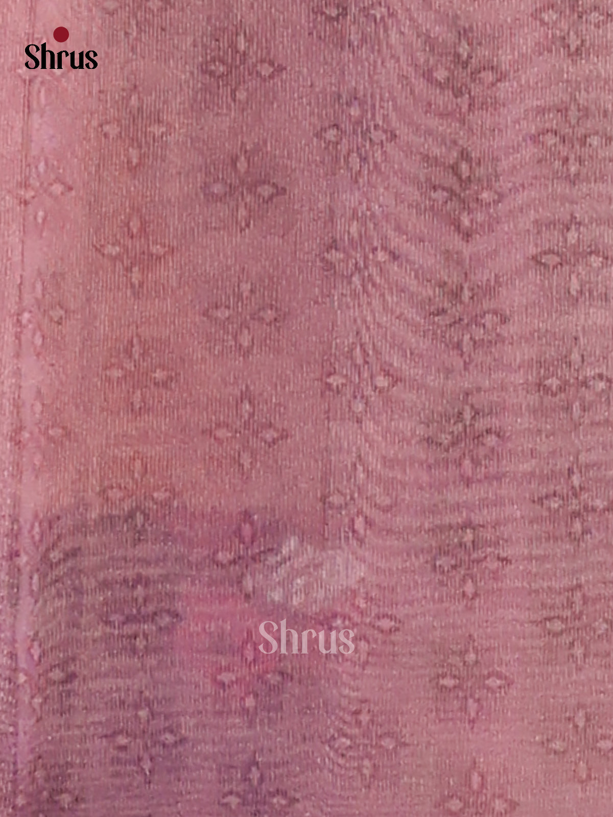 Lavender- Semi Tissue Print Saree