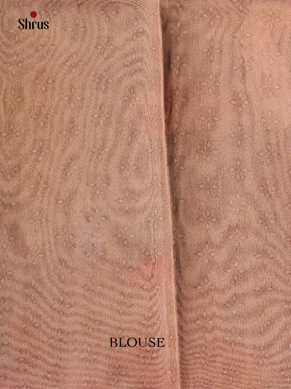 Grey & Brown - Semi Tissue Print Saree