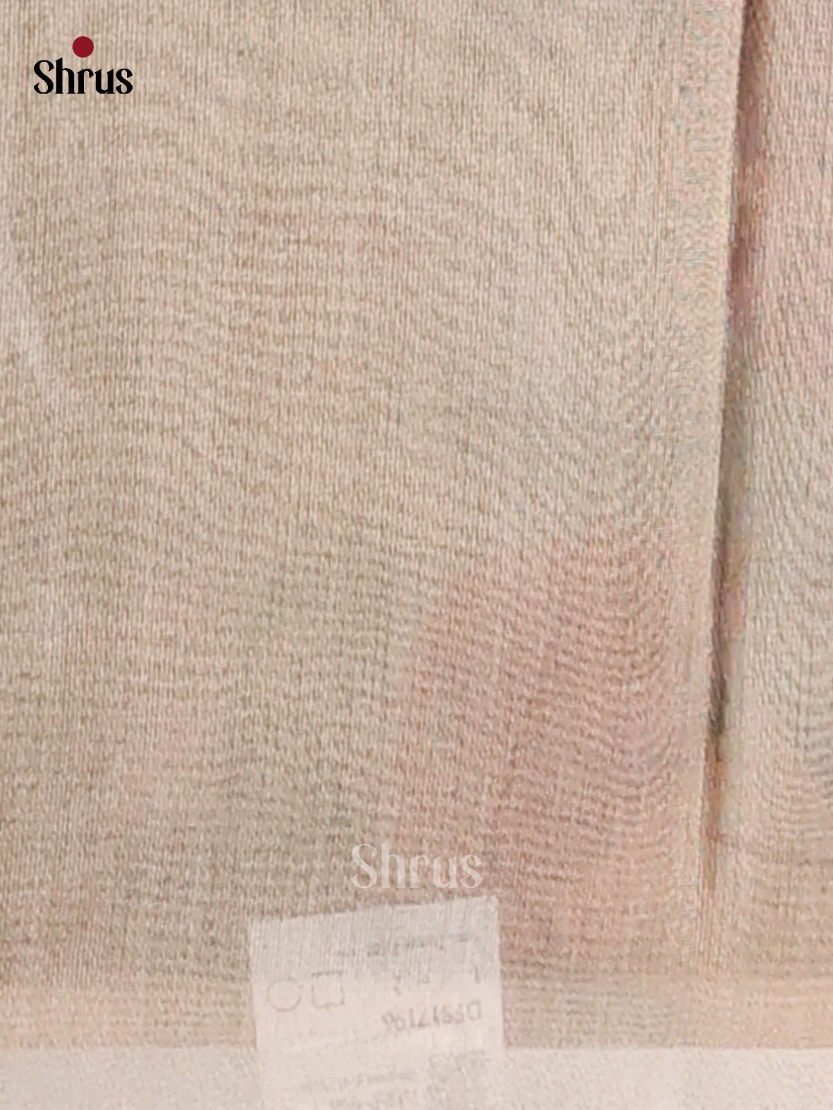 Grey - Semi Tissue Print Saree