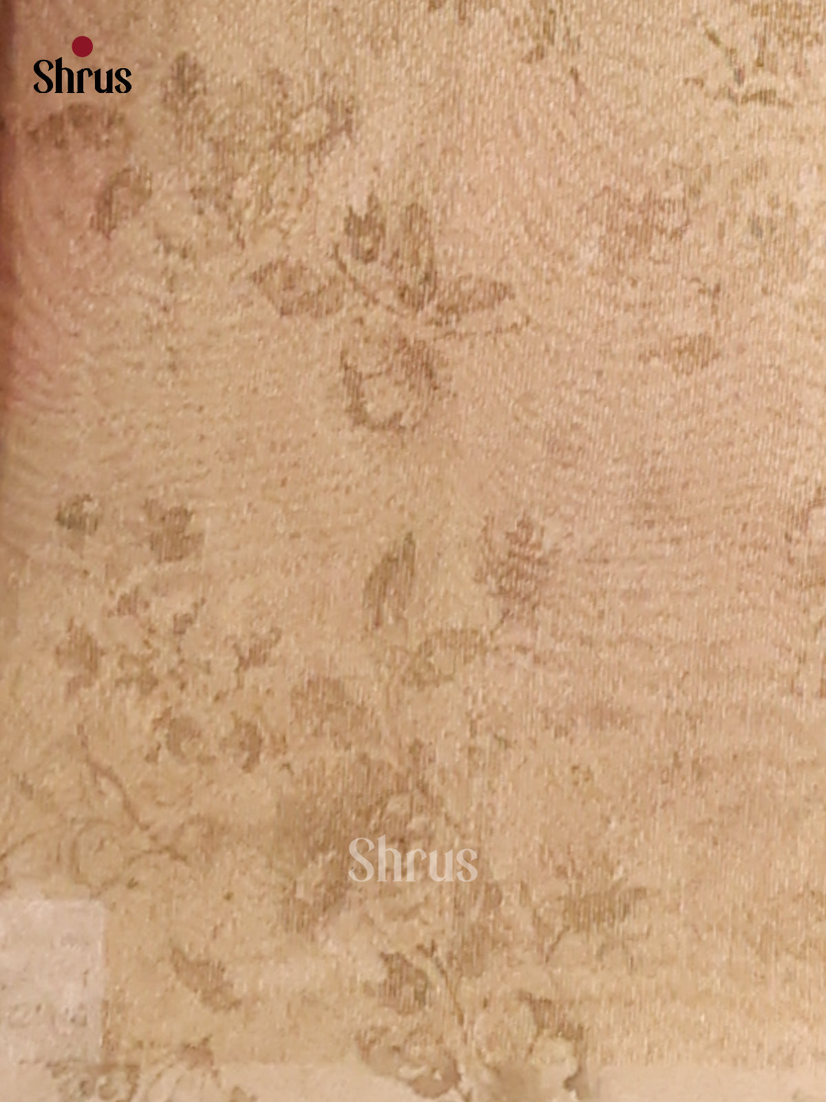 Elachi Green- Semi Tissue Print Saree