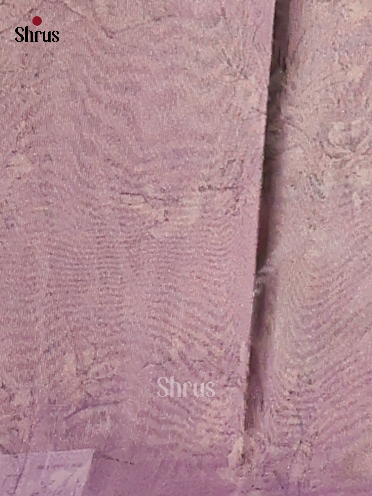 Lavender- Semi Tissue Print Saree
