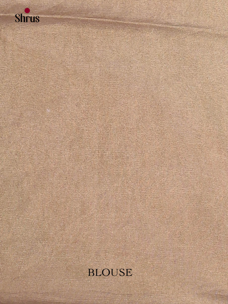 Grey - Semi Tissue Print Saree