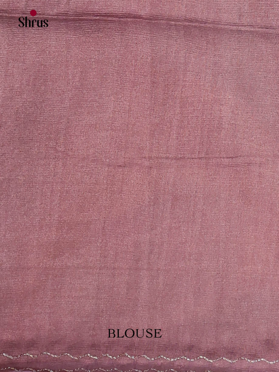 Mild Purple - Semi Tissue Print Saree - Shop on Shrus.com