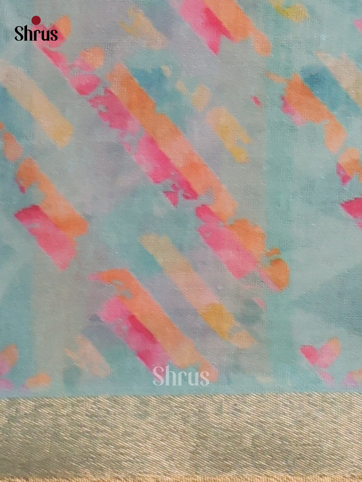 DFS18151 - Semi Maheshwari Print Saree