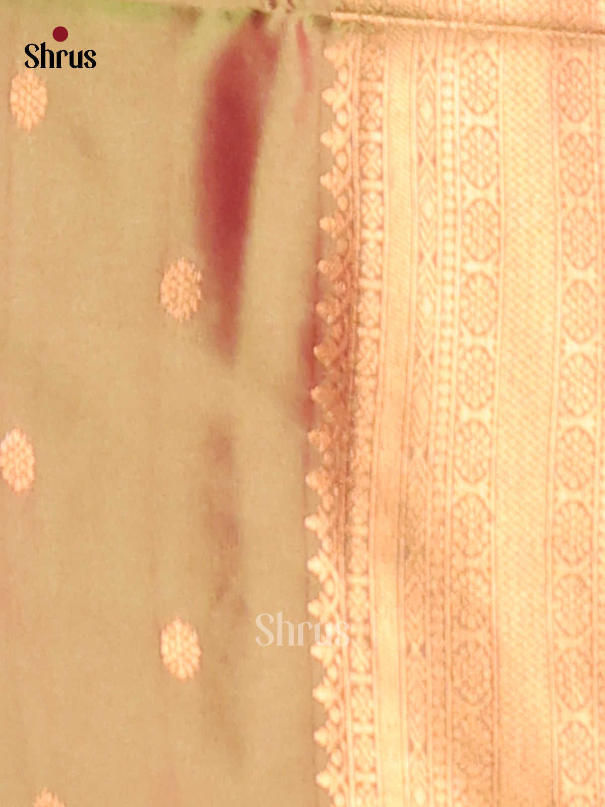 Blue & Double Shaded Green - Semi Softsilk Saree