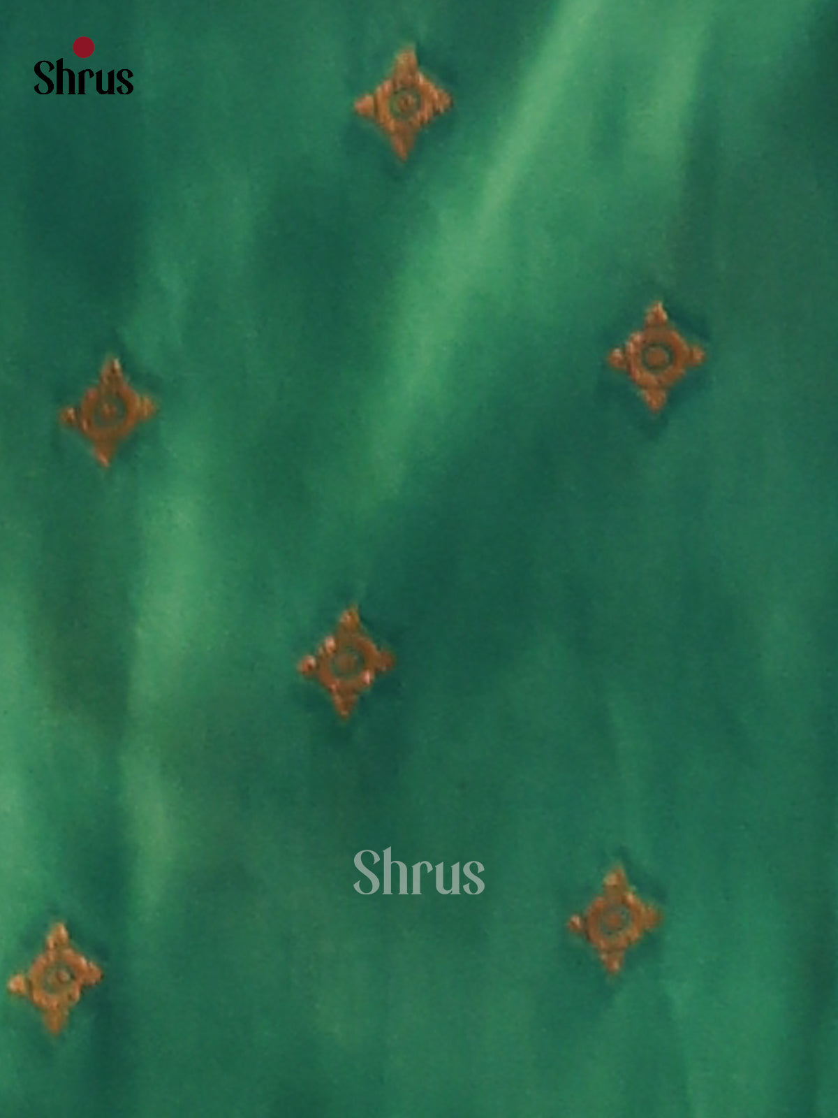 Mustardy Green & Green- Semi Softsilk Saree - Shop on Shrus.com