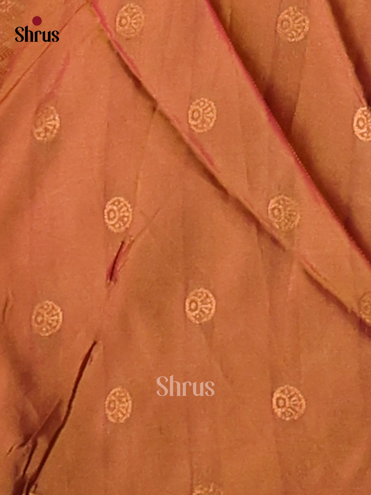Green & Brick- Semi Softsilk Saree - Shop on Shrus.com