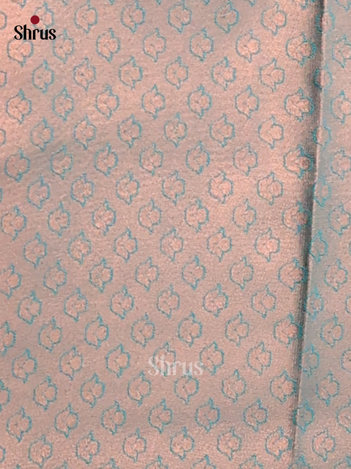 Baby Pink & Blue - Semi Softsilk Saree