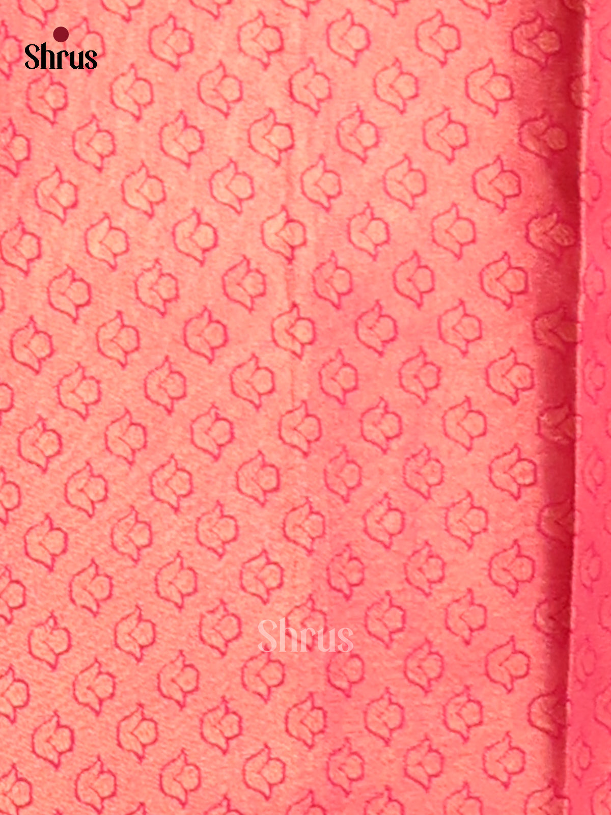 Dark Green & Pink - Semi Softsilk Saree - Shop on Shrus.com