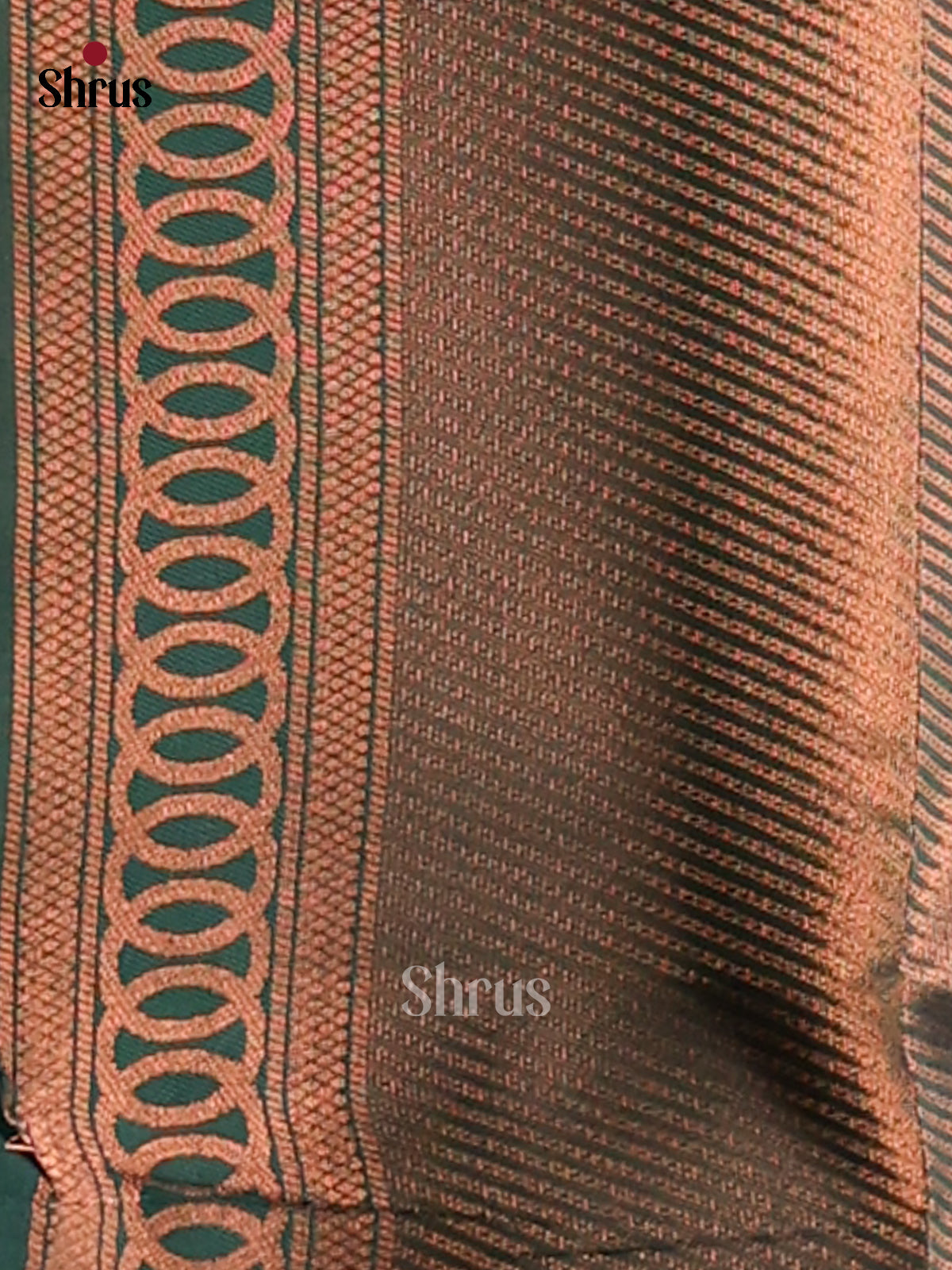 Mathulir Green & Green - Semi Softsilk Saree - Shop on Shrus.com
