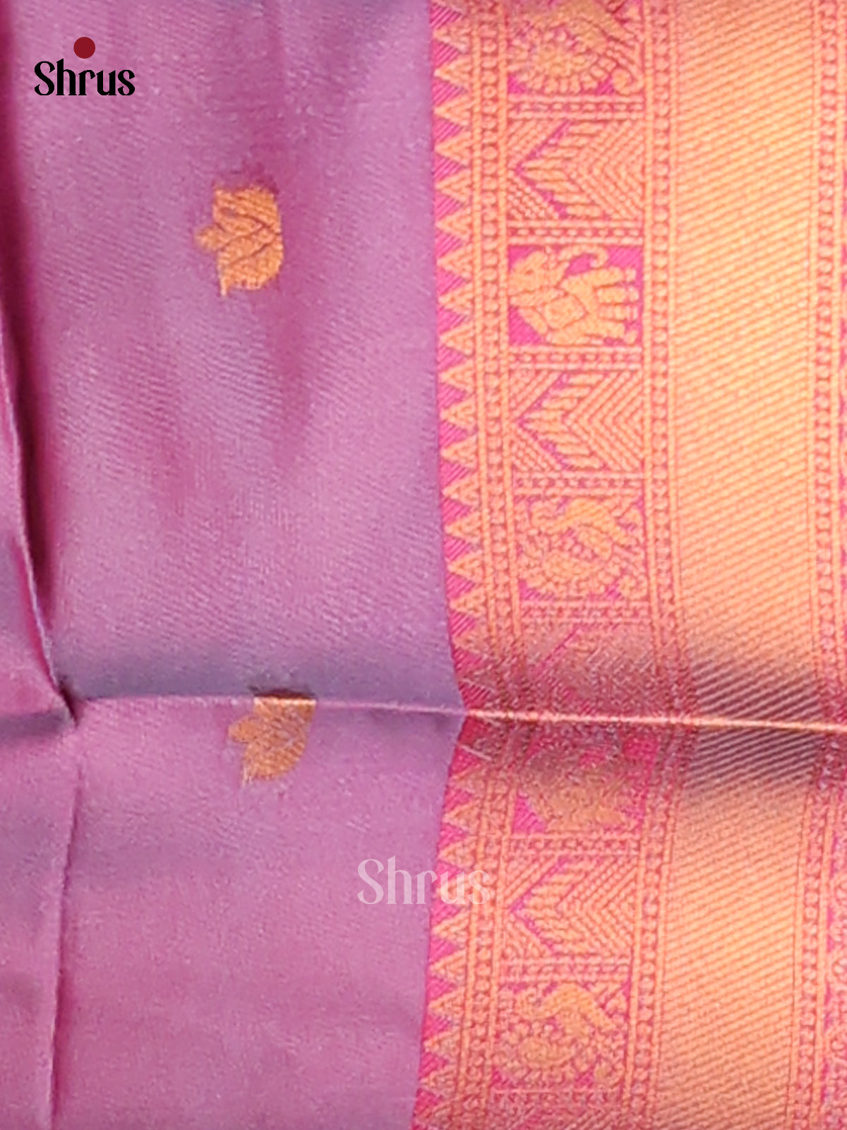 Blue & Maroon- Semi Softsilk Saree