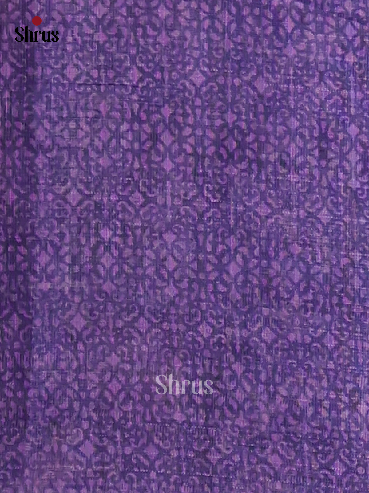 Blue- Semi Maheshwari Print Saree