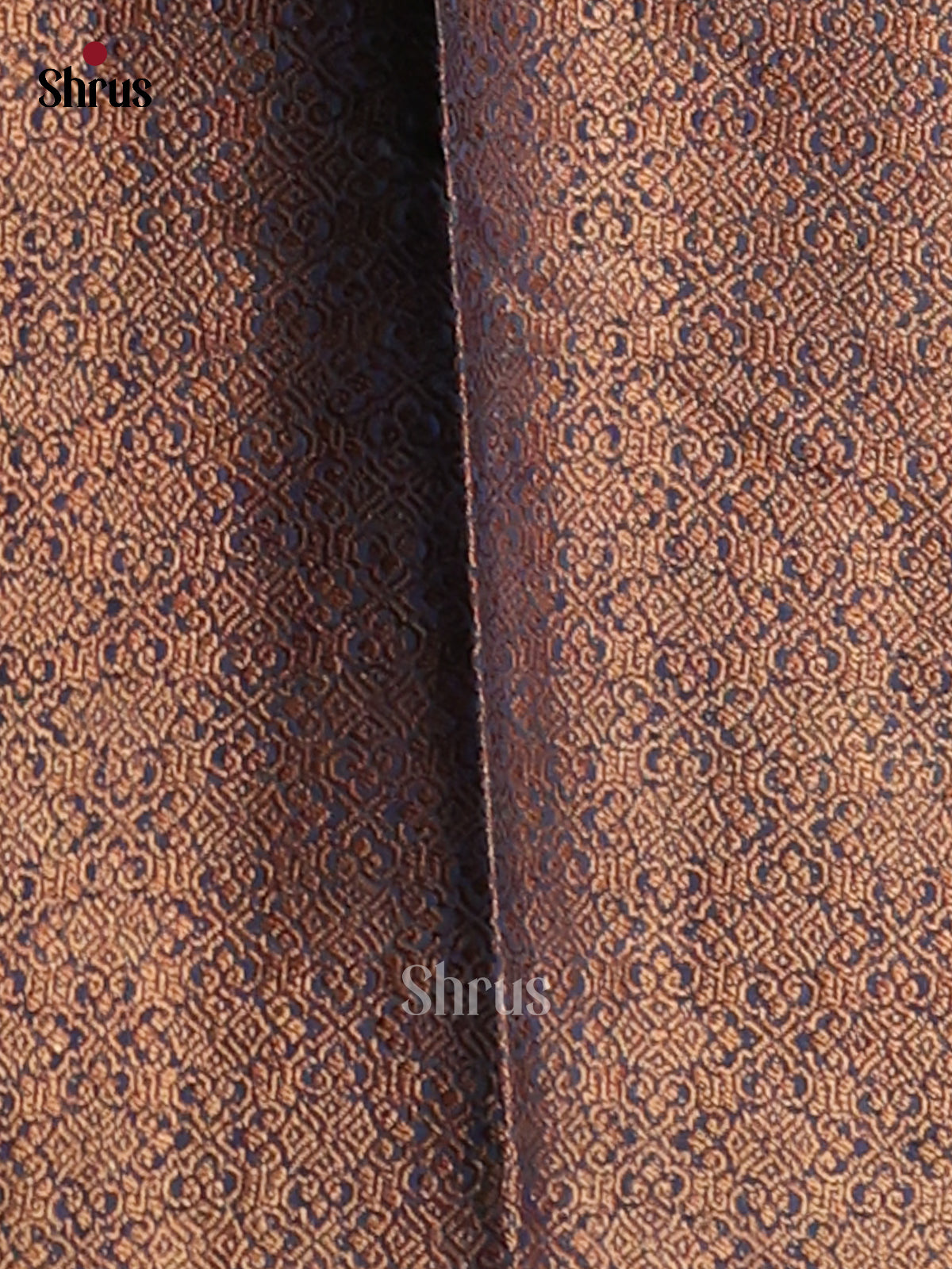 Blue - Semi Linen Printed Saree