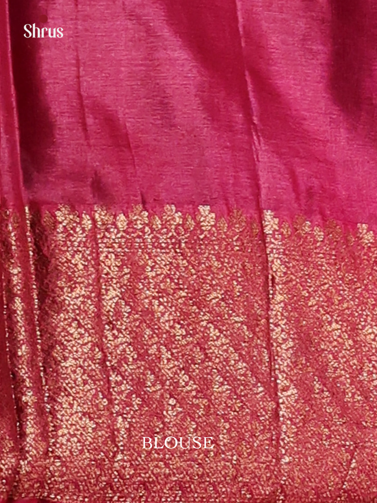 Blue & purple- Tussar Saree-1