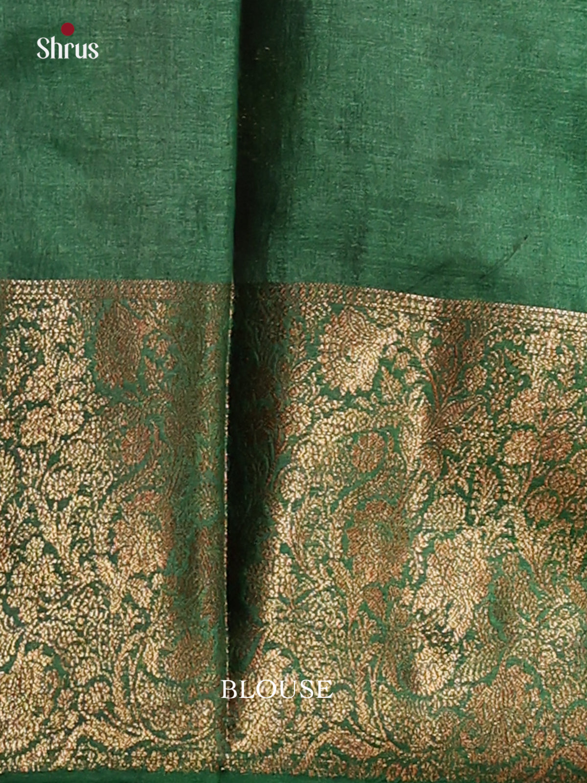 Purple & Green- Tussar Saree - Shop on Shrus.com